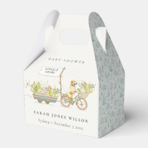 Ballotins Baby shower Floral Golden Retriever cultivé locale