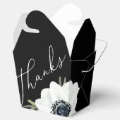 Ballotins Baby Shower Floral Mariage Noir et Blanc (Ouvert)