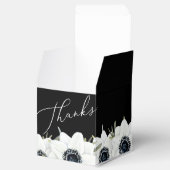 Ballotins Baby Shower Floral Noir et Blanc (Ouvert)