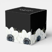 Ballotins Baby Shower Floral Noir et Blanc (Arrière)