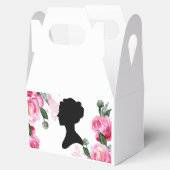 Ballotins Baby shower floral rose (Ouvert)