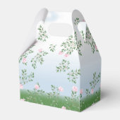 Ballotins Baby shower floral rose agneau (Arrière)