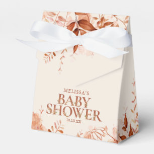 Ballotins Baby Shower Floral Rustique Automne