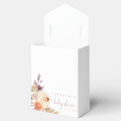 Ballotins Baby shower Floral Rustique Boho d'automne (Ouvert)