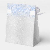 Ballotins Baby shower garçon argent bleu merci (Arrière)