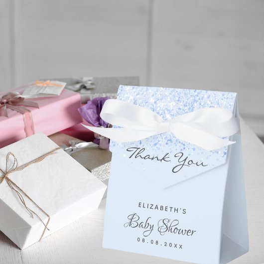 Ballotins Baby shower garçon confetti bleu