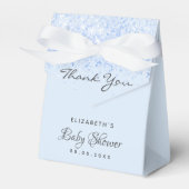 Ballotins Baby shower garçon confetti bleu (Verso)