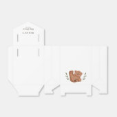 Ballotins Baby shower garçon ours mignon (Déplié)