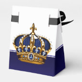 Ballotins Baby shower Garçon Petit Prince de la Couronne d'o (Arrière)