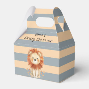 Ballotins Baby shower garçon tendance Lion Stripes