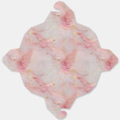 Ballotins Baby shower Gold Blush Pink Birds (Déplié)