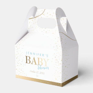 Ballotins Baby shower Gold Sparkle Boy