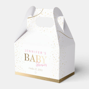 Ballotins Baby shower Gold Sparkle Girl