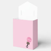 Ballotins Baby shower léopard et rose (Ouvert)