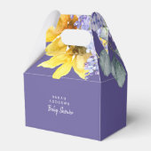 Ballotins Baby shower Lilac & Sunflower (Arrière)