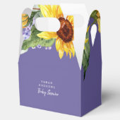 Ballotins Baby shower Lilac & Sunflower (Ouvert)