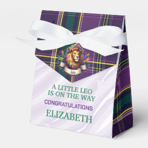 Ballotins Baby Shower Lion Zodiaque 3"l x 1,5"L x 3,25"h