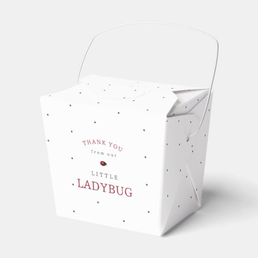 Ballotins Baby shower Little Ladybug (Verso)