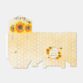 Ballotins Baby shower maman to bebe tournesol merci (Déplié)