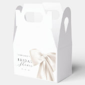 Ballotins Baby Shower Mariée Ruban Blanc (Ouvert)