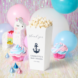 Ballotins Baby Shower Marin Ancre Remerciements Personnalisé