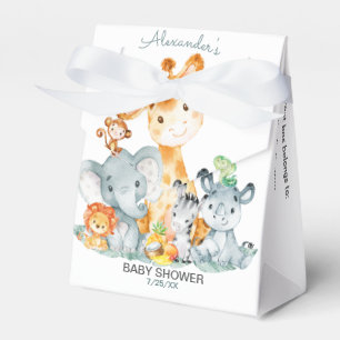 Ballotins Baby shower mignon de fille de jungle de safari