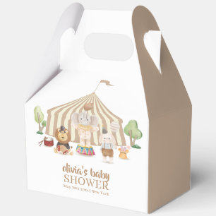 Ballotins Baby shower minimaliste Boho Magique Safari Cirque
