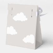 Ballotins Baby shower minimaliste nuages (Arrière)