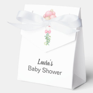 Ballotins Baby shower minimaliste rose Ballons fille