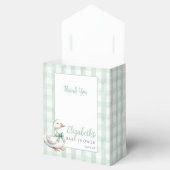 Ballotins Baby Shower Mixte Gingham pour Bébé Canard (Ouvert)