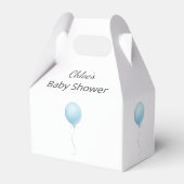 Ballotins Baby shower moderne Blue Balloon Boy (Arrière)
