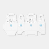 Ballotins Baby shower moderne Blue Balloon Boy (Déplié)