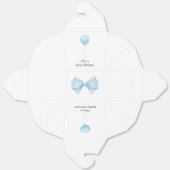 Ballotins Baby shower moderne Blue Balloon Boy (Déplié)