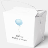 Ballotins Baby shower moderne Blue Balloon Boy (Verso)