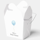 Ballotins Baby shower moderne Blue Balloon Boy (Ouvrir)