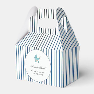 Ballotins Baby-Shower Moderne et Minimaliste avec Poussette 