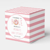 Ballotins Baby shower moderne Filles de Donut Saupoudrer (Verso)