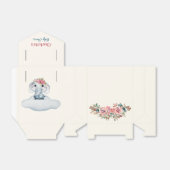 Ballotins Baby shower moderne rose et bleu (Déplié)