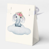 Ballotins Baby shower moderne rose et bleu (Arrière)