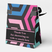 Ballotins Baby shower Motif de Monogramme (Arrière)