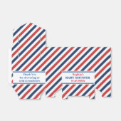 Ballotins Baby shower Motif de Monogramme (Déplié)