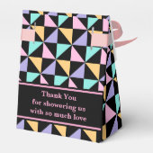 Ballotins Baby shower Motif de Monogramme (Arrière)