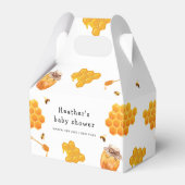 Ballotins Baby shower Motif moderne Honey Bumblebee (Arrière)