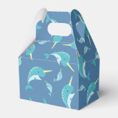 Ballotins Baby shower Narwhal Blue Boy Whale (Arrière)