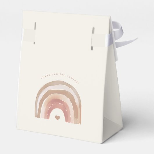 Ballotins Baby shower neutre arc-en-ciel Boho (Arrière)