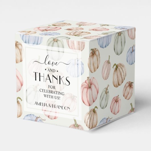 Ballotins Baby shower neutre Citrouille (Verso)