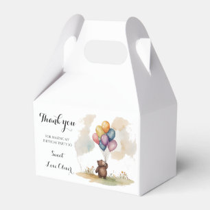 Ballotins Baby shower neutre de l'ours