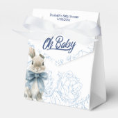 Ballotins Baby shower numérique bleu (Verso)