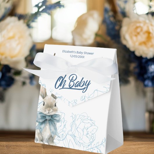 Ballotins Baby shower numérique bleu