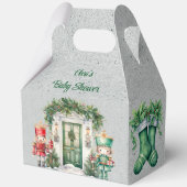 Ballotins Baby shower Nutcracker rouge et vert (Verso)